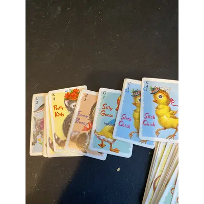 Fy-Vintage old maid card