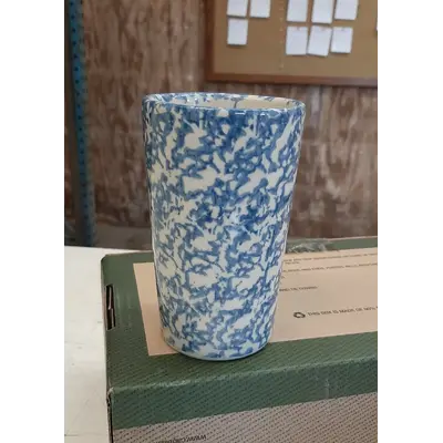 Blue and cream cup