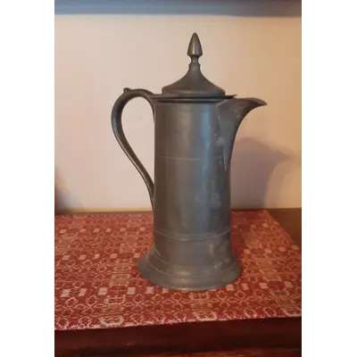 Tall Old metal tankard
