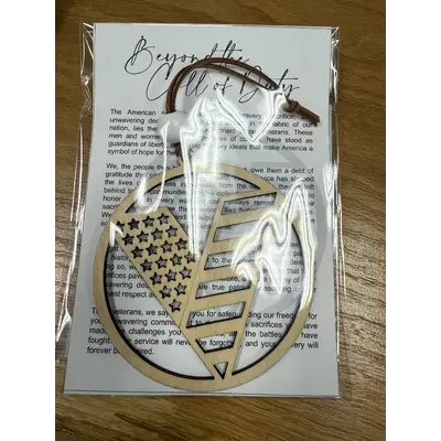 Veteran story ornament