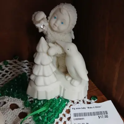 Vtg snow baby Make it shine