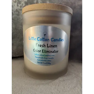 Fresh Linen Odor Eliminator Candle