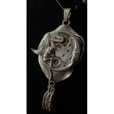 Fairy & Etched pocket Watch