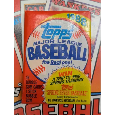 1988 Topps Baseball wax pack