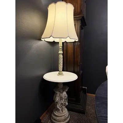 Vintage Lamp & End Table