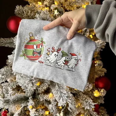 Youth XL Xmas Pac-Man L/S