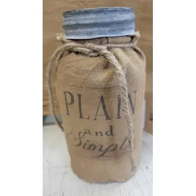 Plain and simple jar