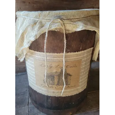Early log cabin barrel