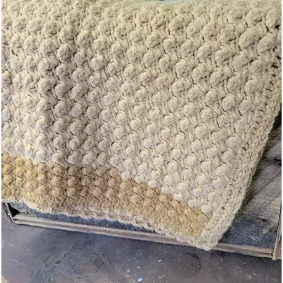 Crochet lap blanket
