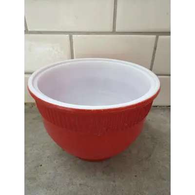 Androck tiny red bowl