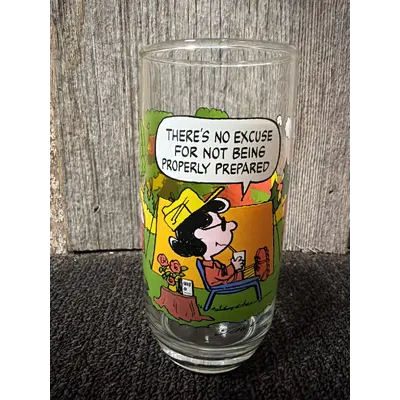 Peanuts Glass Lucy from McDonalds