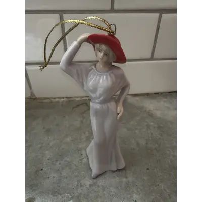 Red Hat Lady Ornament