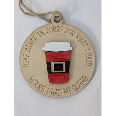 Funny Ornament-Coffee