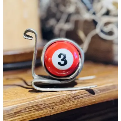 Silverware Snail with  ball