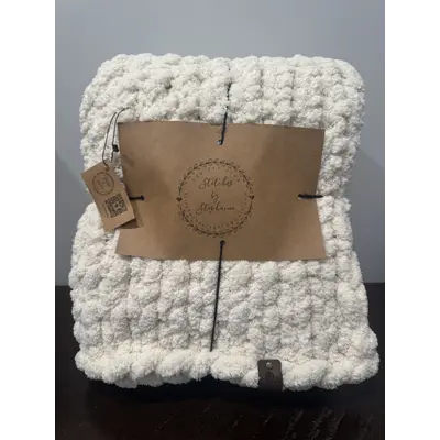 Medium Ivory Blanket 36inch x 50inch