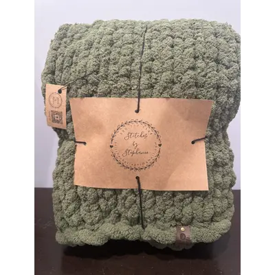 Medium Olive Blanket 36inch x 50inch