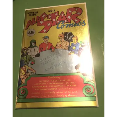 All Star Comics #3 (2024) Facsimile Reprint Foil Comic