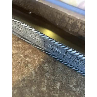 Metal Tray painted with White