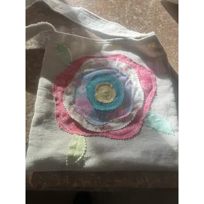 Handmade by Sally colorful purse