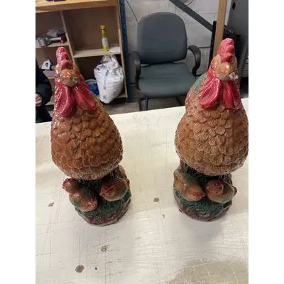Ceramic rooster