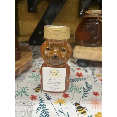 Wildflower Honey 6oz bear squeeze