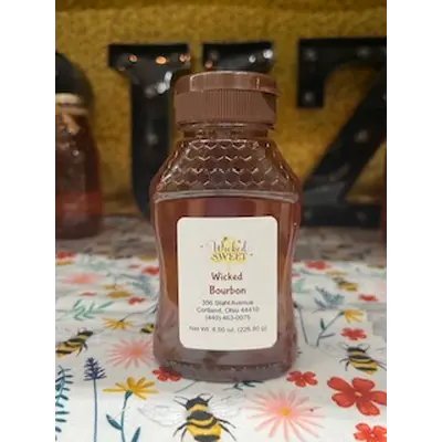 Wicked Bourbon 8oz Specialty Honey