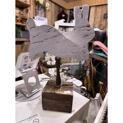 Reclaimed bunny decor