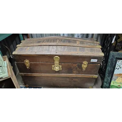Hump Back Steamer Trunk