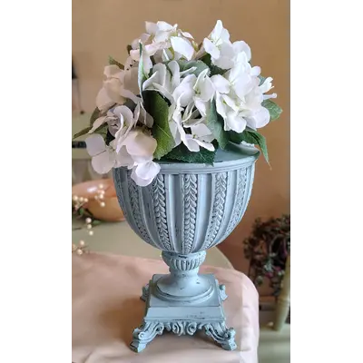 Hydrangea Arrangement in Planter kw