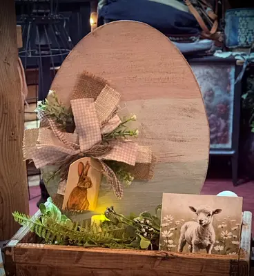 Image for Sip & Build Rustic Easter Egg